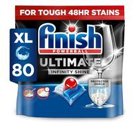 Finish Ultimate Infinity Shine, Dishwasher Tablets, Fresh, 80