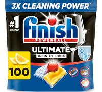 Finish Ultimate Infinity Shine, Dishwasher Tablets, Lemon, 100