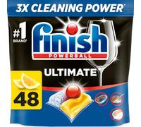 Finish Ultimate Infinity Shine, Dishwasher Tablets, Lemon, 48