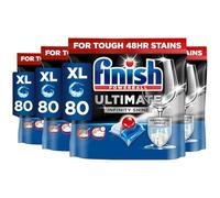 4 x 80 Finish Ultimate Infinity Shine Dishwasher Tablets Total 320 Bulk