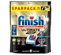 Finish Ultimate Plus Fresh Dishwasher Tablets - Dishwasher Tablets for Intensive Cleaning, Grease Dissolving Power and Shine - Economy Pack of 78 Tablets
