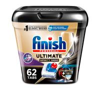 Finish Ultimate Plus Infinity Shine Dishwasher Pods No Pre-Rinse Dishwasher Detergent Tabs with Protector Shield & CycleSync Technology Removes