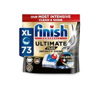 Finish Ultimate Plus Infinity Shine Dishwasher Tablets bulk |Scent: Fresh | 73 Dishwasher Tabs | For A Superb Clean & Diamond Shine