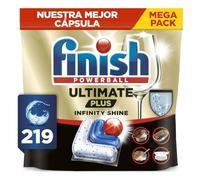 Finish Ultimate Plus Infinity Shine Dishwasher Tablets Intensive Cleaning Diamond Shine + Tableware Protection 219 Tablets