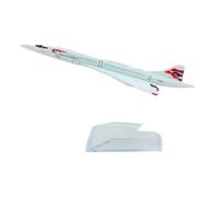 Finished Model Aircraft 15 Cm 1:400 Concorde Airline British 1976-2003 Airline Aircraft Model Finished Product Replica airplane Model (Color : With base no wheels) good