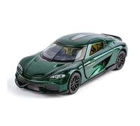 Finished Model Car Alloy 1:32 Fits Koenigseg Gemini GT Simulation Car Model Sound and Lights Miniature Vehicle Model Collection Present Gift (Green)