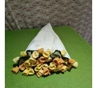 Finished Rose Bouquet Crochet Flower Blanket, Handmade Roses, Bellflower Throw, Soft Knitted Woven Blankets Gift for Mother's Day, Anniversary, Birthday(Orange Bells on white,Dia. 60cm)