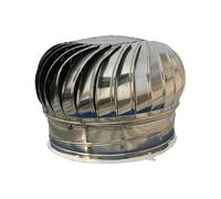 Finished Stainless Steel Unpowered Wind Ball Cover Roof Ventilator Factory Flue Exhaust Exchange Ball(300mm(12inch))