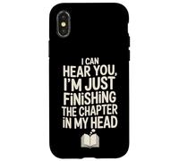 Finishing The Chapter In My Head Funny Book Lover Reader Case for iPhone X/XS