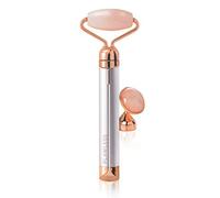 Finishing Touch Flawless Contour, Electric Rose Quartz Roller and Face Massager - AA Battery Included