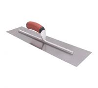 Finishing Trowel 13" X 5", Hardened & Tempered Stainless Steel Blade, Aluminium Shank, Polypropylene & Rubber Ergonomic Soft-Grip Handle, Suitable for Concrete or Plaster, 1 in Pack