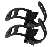 FINISPERSOO 2pcs Portable Cane Fixing Holder for Wheelchair and Mobility Scooter, Plastic Crutch Bracket with Easy to Detach Feature and Stable Service Life, Suitable for Elderly Use