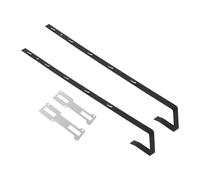 FINISPERSOO Adjustable Over Stable Door Hooks Mirror Hanging Kit with Heavy Duty Metal Hooks for Doors 2pcs Five-Hole Mirror Mounting Hardware Brackets Space-Saving Design for Compact Rooms