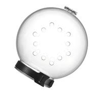 FINISPERSOO Breathable White Cat Head Cover Large Space and Lick Prevention, Safe Abs Material Pet Cat Supplies for Outdoor Use Sticky Fastener