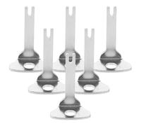 FINISPERSOO Manual Call Point Fire Alarm Keys Set 6Pcs, Emergency Stop Button Reset Key Lightweight for Emergency Switch and Industrial Safety Applications