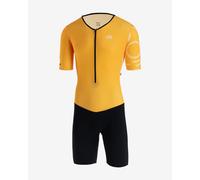 Finisseur Core Fever short sleeve tri suit yellow black - 3XL