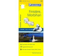 Finistere, Morbihan - Michelin Local Map 308: Map (Michelin Local Maps)