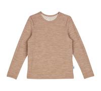 Finkid - Kid's Taamo Soft - Merino base layer size 80/90, sand/brown