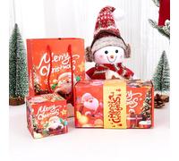 FINLALO Christmas Surprise Gift Box Explosion, 16-Compartment Pop-Up Money & Picture Holder for Cash, Fun Unforgettable Gift Idea for Christmas Party, Birthday (Red)