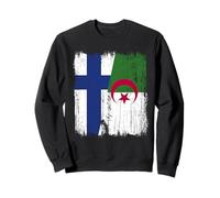 Finland Algeria Half Flag Finnish Algerian Heritage Sweatshirt
