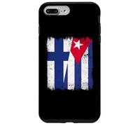 Finland Cuba Half Flag Finnish Cuban Heritage Case for iPhone 7 Plus/8 Plus