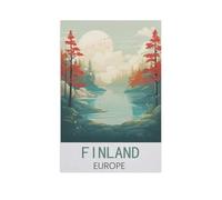 Finland Europe,Jigsaws Puzzles 1000 Pieces Classic Jigsaws Educational Games Toys,Best Gift for Adults and Kids(75x50cm)-AJ73