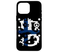 Finland Finnish Flag Finn Suomi Sisu Souvenir Vintage Case for iPhone 16 Pro Max