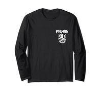 Finland Finnish Flag Lion Finn Sisu Suomi Vintage Souvenir Long Sleeve T-Shirt