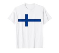 Finland Flag Cool Finnish Suomi Flags Gift for Men Women T-Shirt