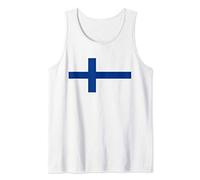 Finland Flag Cool Finnish Suomi Flags Gift for Men Women Tank Top