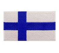 Finland Flag Patch Embroidered Applique Iron On Sew On Romanian National Emblem