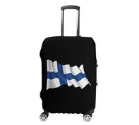 Finland Flag Suitcase Cover Elastic Luggage Covers Protectors Anti-Scratch Travel Essentials
