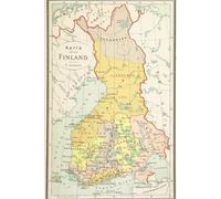 Finland Map Journal: Vintage 1881 Map of Finland Notebook (Blank Lined Journal, 6"x9" Lined Pages, 120 pages)