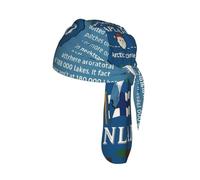 Finland Map with Various Feat Printed Mesh Cycling Cap Cap, Quick Dry Do Rag Helmet Liner for Outdoor Sports Fitness