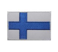 Finland National Country Flag Patch Iron On Patch Sew On Embroidery Badge Country Patch