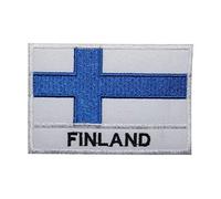 Finland National Country Flag Patch Iron On Patch Sew On Embroidery Badge Country Patch