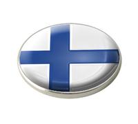 FINLAND NATIONAL FLAG GOLF BALL MARKER.