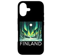 Finland Northern Lights Retro Helsinki Finnish Lapland Snow Case for iPhone 17