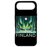 Finland Northern Lights Retro Helsinki Finnish Lapland Snow Case for iPhone Air