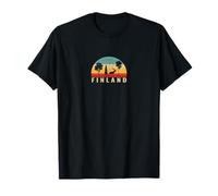 Finland Retro Scandinavia Nature Conservation T-Shirt