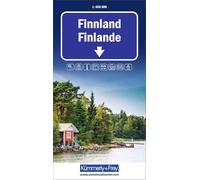 Finland Road Map: Inkl. Transitpläne, Ortsverzeichnis und Reiseinformationen