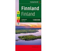 Finland Road Map: Wegenkaart 1:500 000