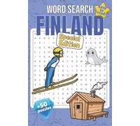 Finland Word Search Puzzle Book: Word Searches with Easy to Read Print about Finland, Finnish Attractions and More - 6x9 inches, 110 pages - 50+ Puzzles - Perfect Gift - For Everyone