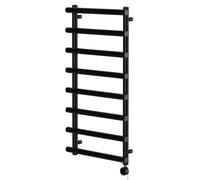 Finley Colore Designer Digital Thermostatic Electric Heated Towel Rail | Matt Black | Mild Steel | 1150mm x 600mm