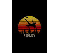 Finley Name Gift Personalized Football Notebook Planner, Checklist Journal for Soccer Sport Lovers: Mom, A5, 6x9 inch, Over 110 Pages, Bill, 5.24 x 22.86 cm, Gym, A Blank, Planner, To-Do List