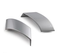 FINMOKAL 2Pcs Left Right Side A-Pillar Front Molding Outer Lower Board Trim Compatible with Land Rover Defender 2020-2025# LR174351, LR174352 (Silver)