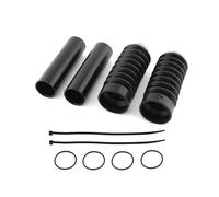 FINMOKAL 4pcs/Set Motorcycle Black Front Fork Cover Guards Rubber Gaiters Boots Shock Absorber Kit Compatible with BMW RnineT Urban G/S