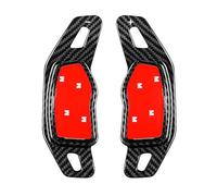 FINMOKAL Black Carbon Fiber Steering Wheel Shift Paddle Shifter Extension Compatible with BMW Import X3 5 7 Series 2024-2025 Sport Package/XDrive only