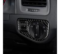FINMOKAL Carbon Fiber Interior Headlight Switch Cover Trim For VW Golf 7 GTI MK7 2013-17