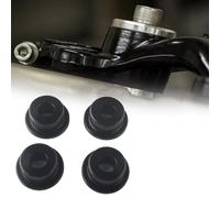 FINMOKAL Motorcycle Black CNC Solid Billet Handlebar Riser Bushings Mounts Compatible with Harley Softail Dyna Sportster FXR FX 1973-2017